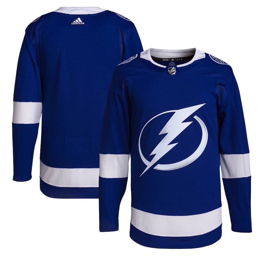 Men Tampa Bay Lightning adidas Royal Home Primegreen Authentic Pro NHL Jersey->customized nhl jersey->Custom Jersey